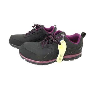 new reebok womens exofuse with memory tech massage 2.0 composite toe work shoes